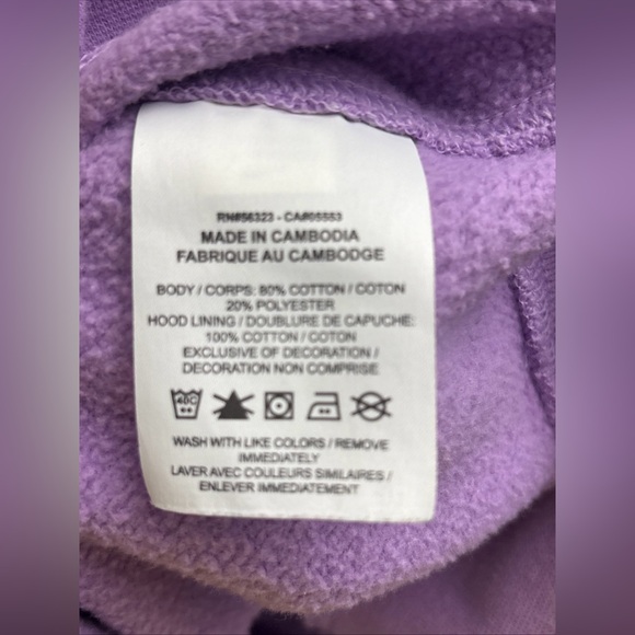 Nike Hoodie Hooded Sweatshirt Lavender Women’s Sz XL Athletic - Picture 5 of 5